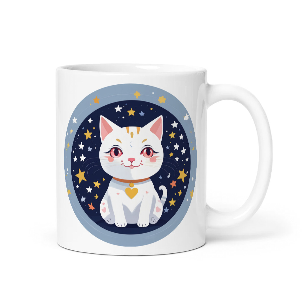 PugMug Custom White Companion Cat Mug