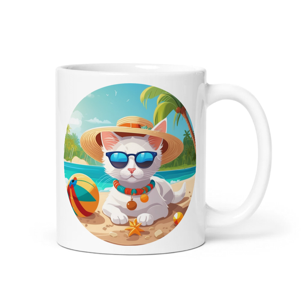 PugMug Custom White Companion Cat Mug