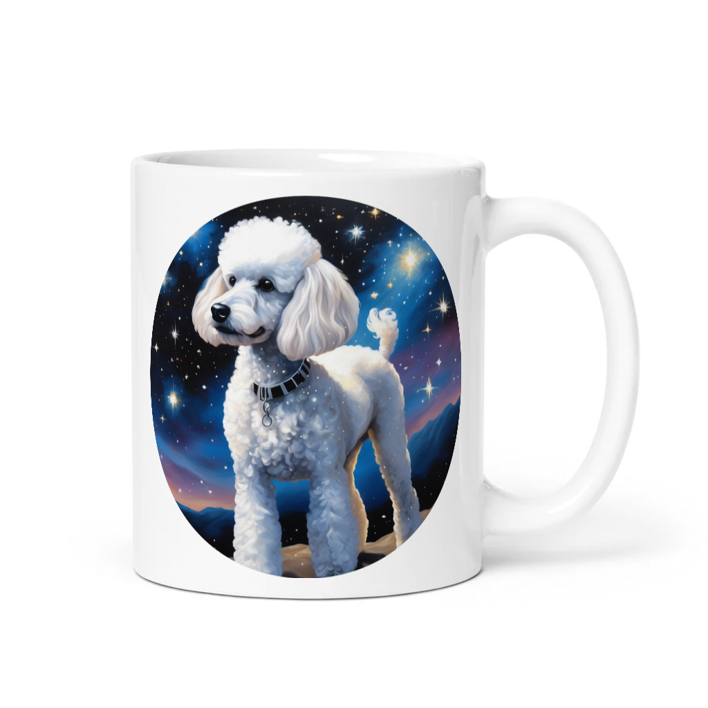 PugMug Custom White Poodle Mug