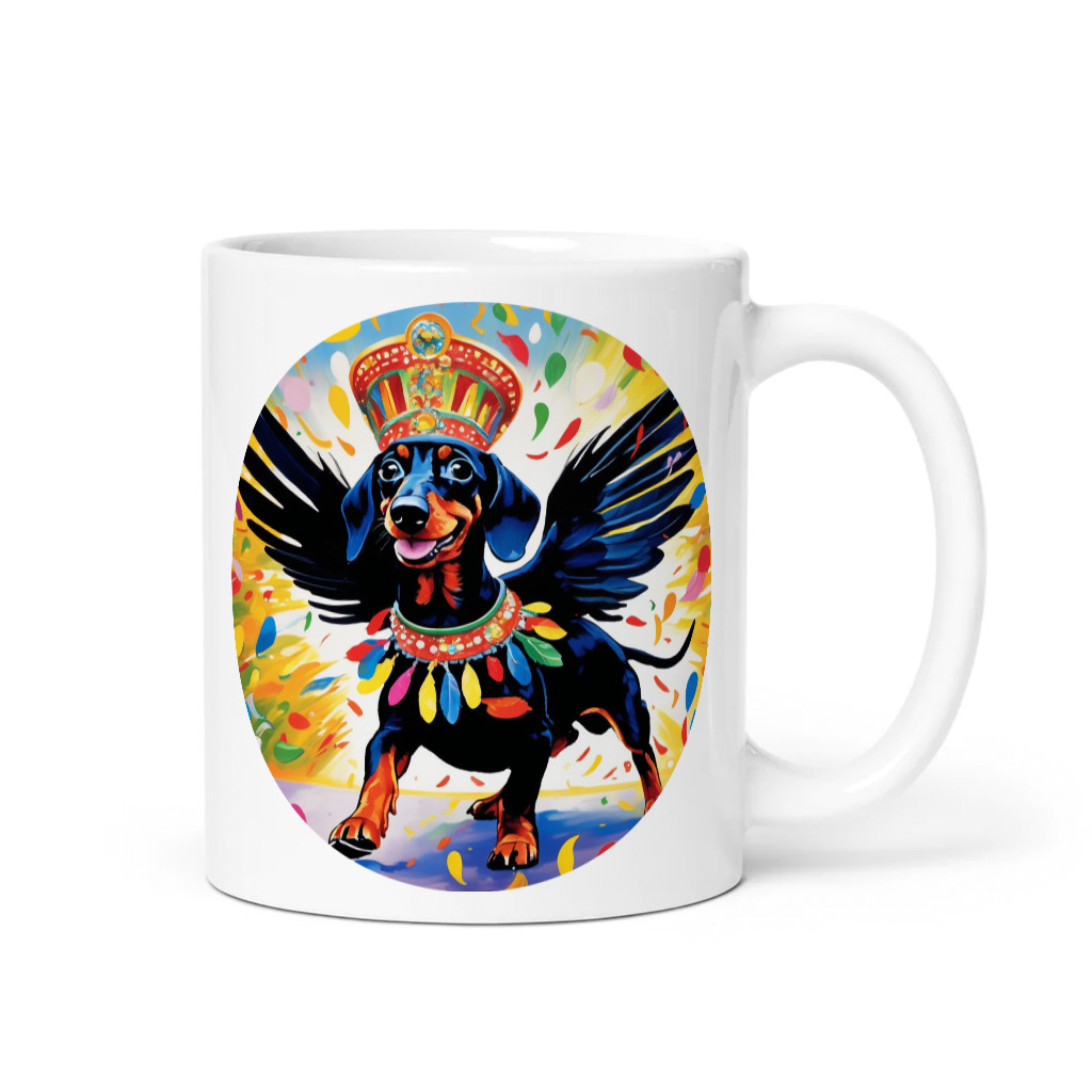 PugMug Custom Black Dachshund Mug