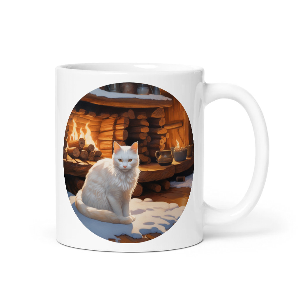 PugMug Custom White Companion Cat Mug