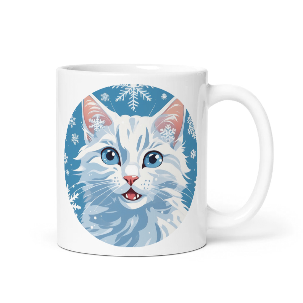 PugMug Custom White Companion Cat Mug