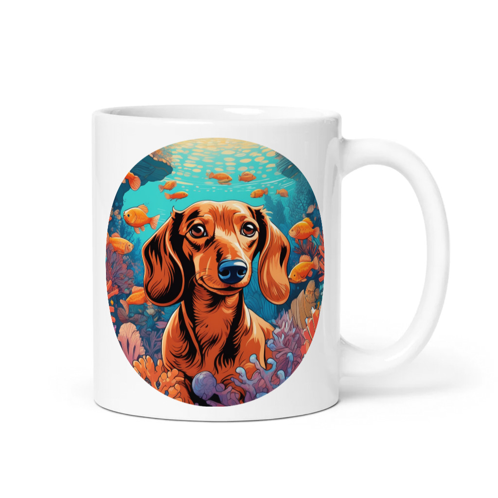 PugMug Custom Tan Dachshund Mug