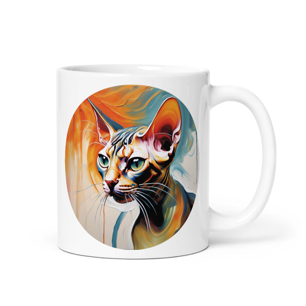 PugMug Custom Tabby Sphynx Cat Mug
