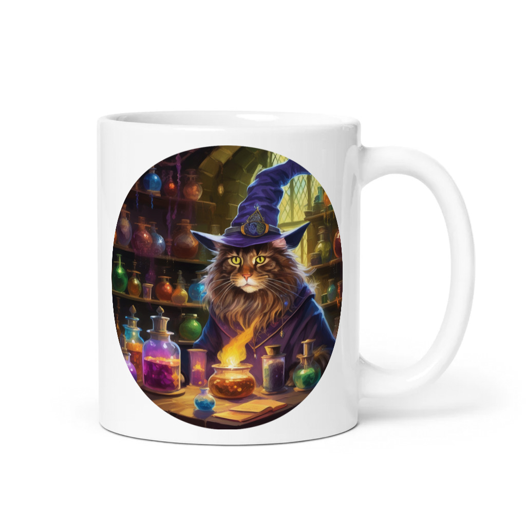 PugMug Custom Tabby Maine Coon Cat Mug