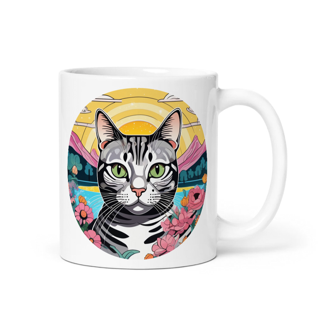 PugMug Custom Tabby American Shorthair Cat Mug