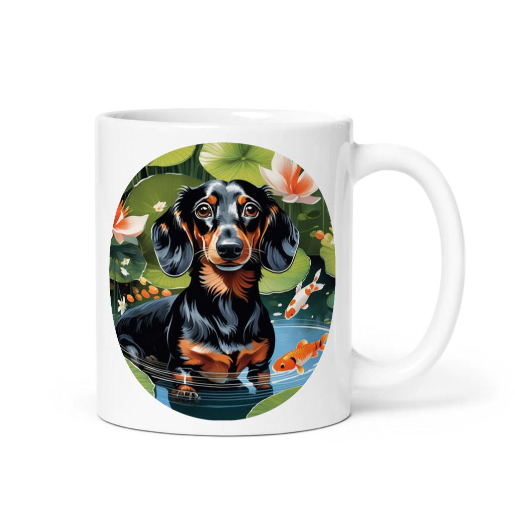 PugMug Custom Black Dachshund Mug