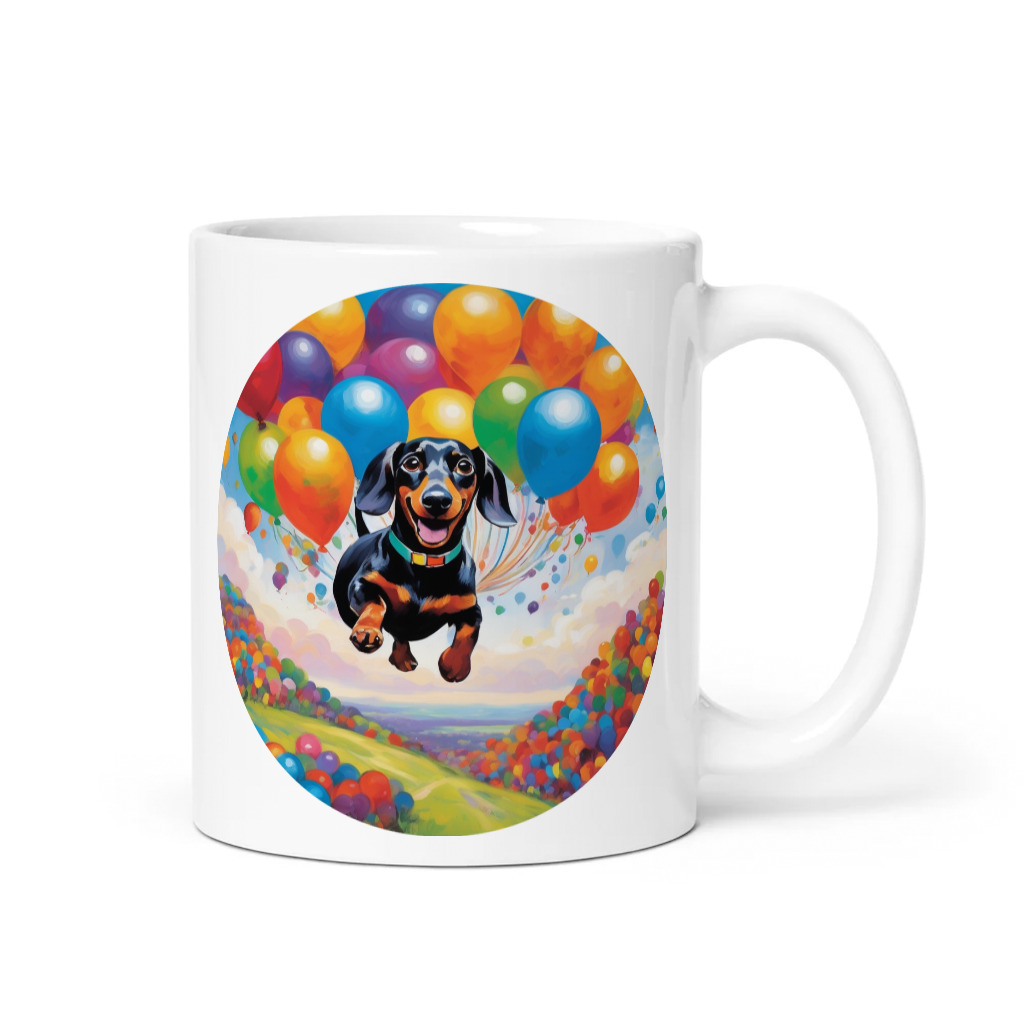 PugMug Custom Black Dachshund Mug