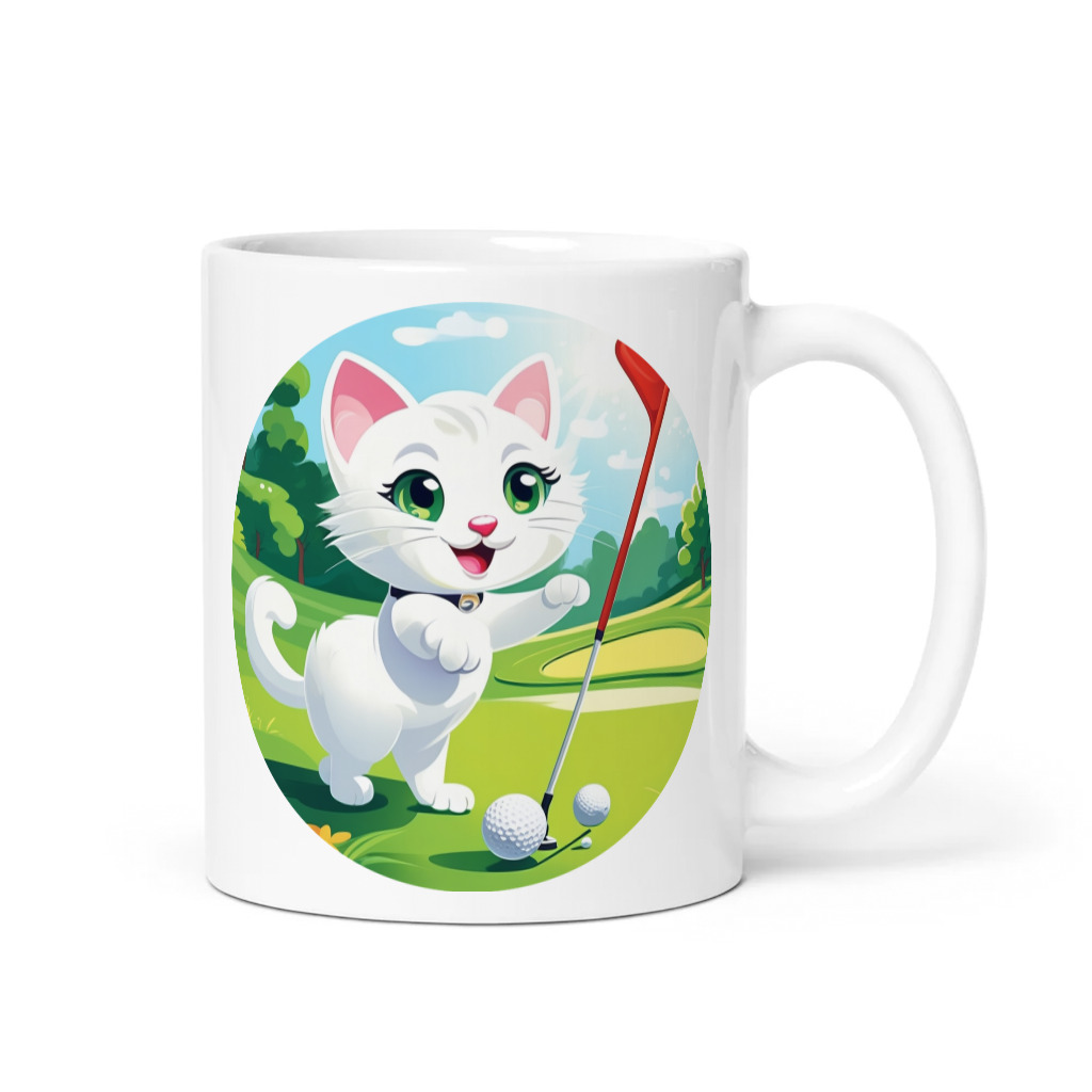 PugMug Custom White Companion Cat Mug