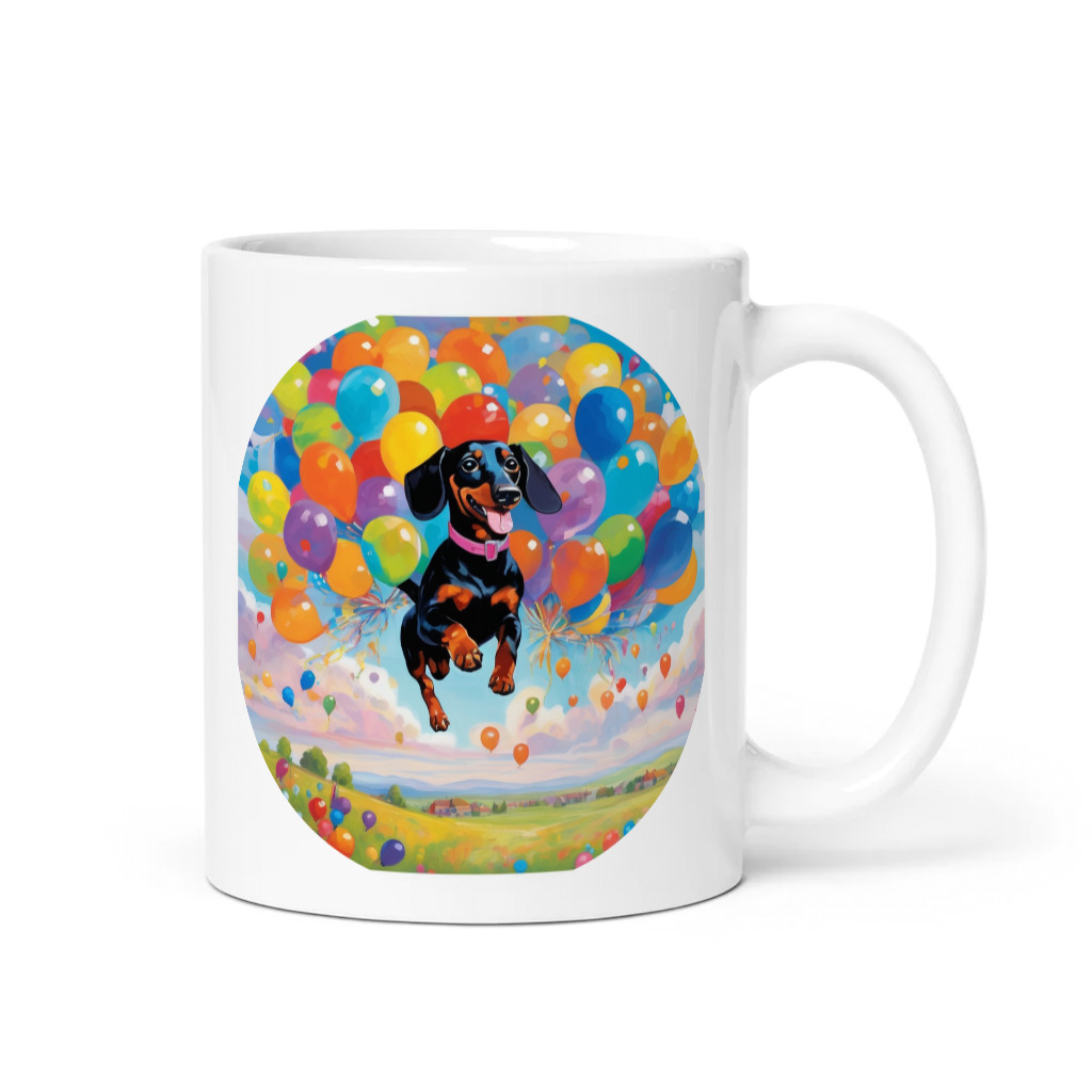 PugMug Custom Black Dachshund Mug