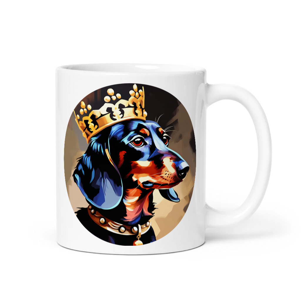 PugMug Custom Black Dachshund Mug