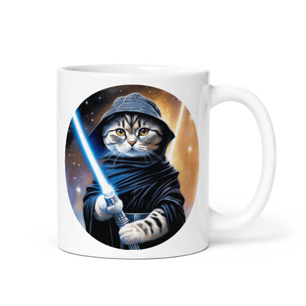 PugMug Custom Black Scottish Fold Cat Mug