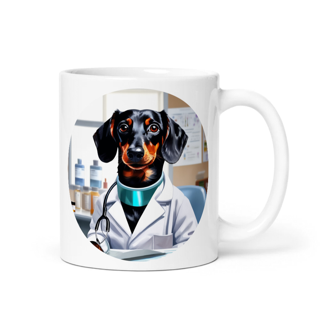 PugMug Custom Black Dachshund Mug