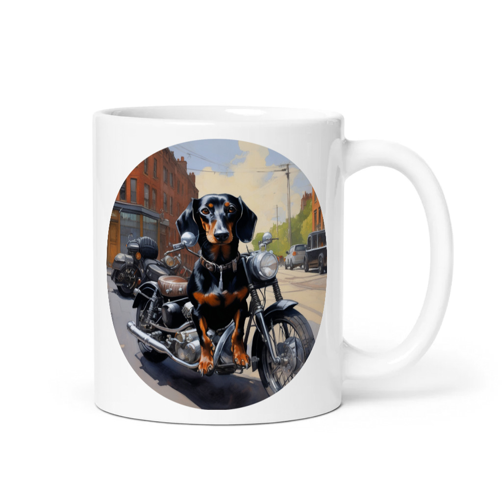PugMug Custom Black Dachshund Mug