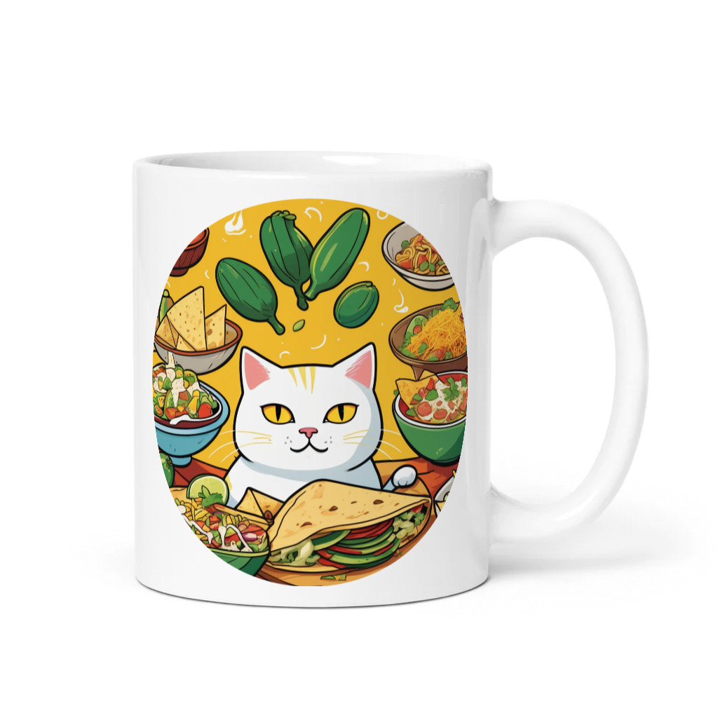 PugMug Custom White Companion Cat Mug