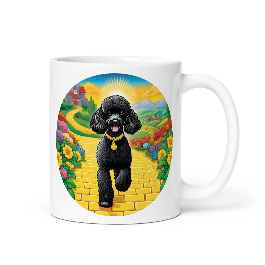PugMug Custom Black Poodle Mug