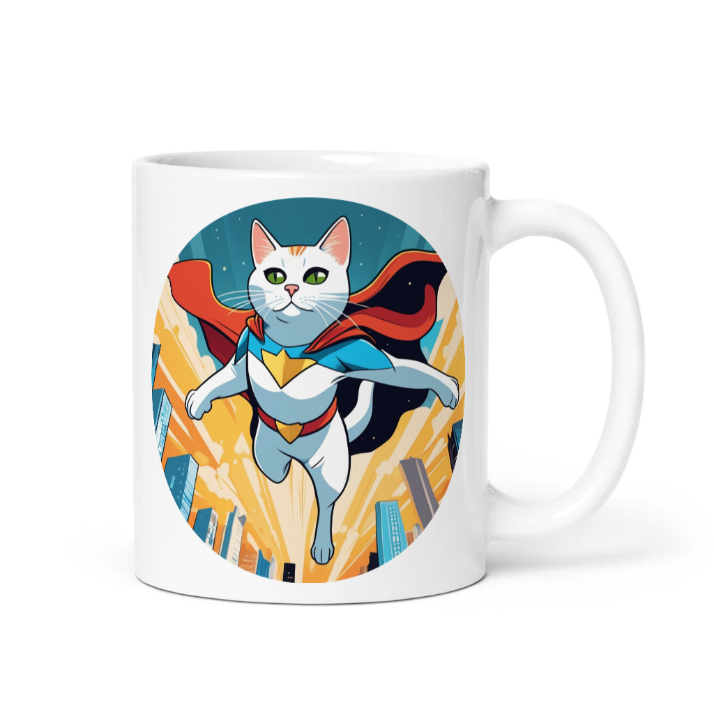 PugMug Custom White Companion Cat Mug