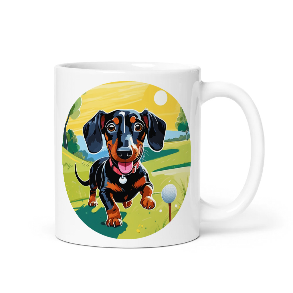 PugMug Custom Black Dachshund Mug