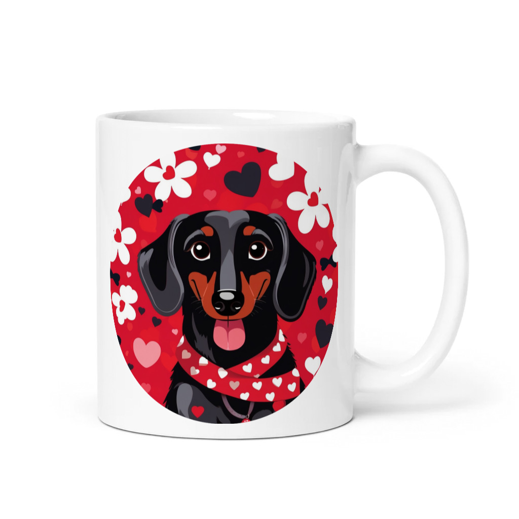 PugMug Custom Black Dachshund Mug