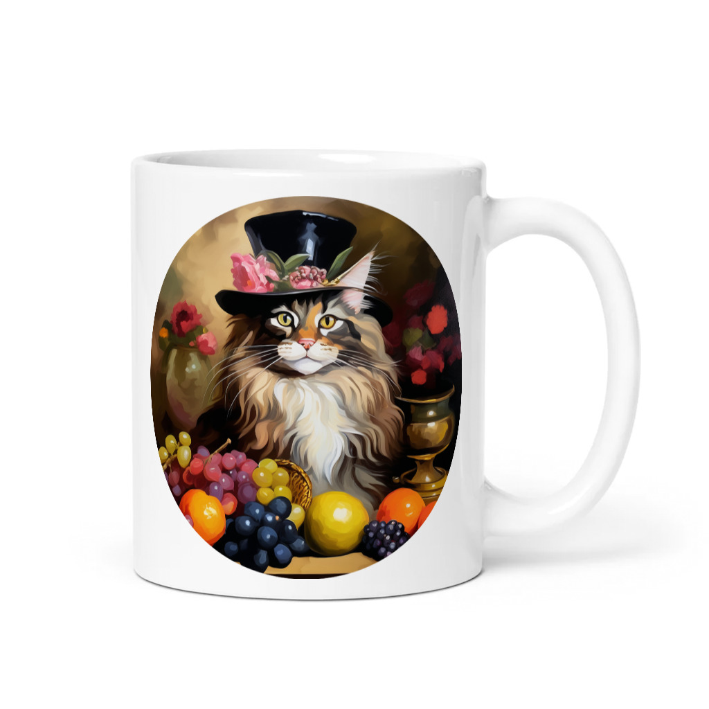 PugMug Custom Tabby Maine Coon Cat Mug
