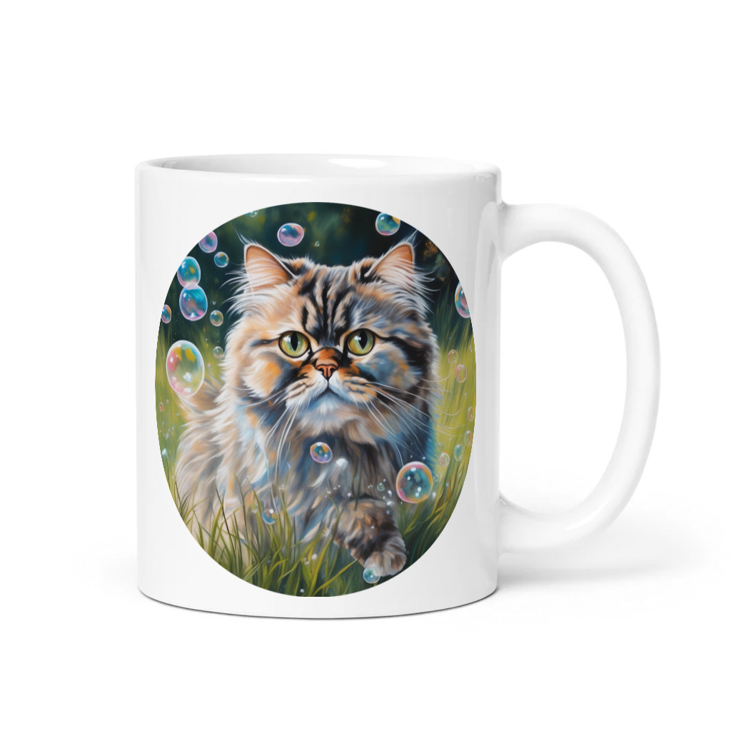 PugMug Custom Tabby Persian Cat Mug