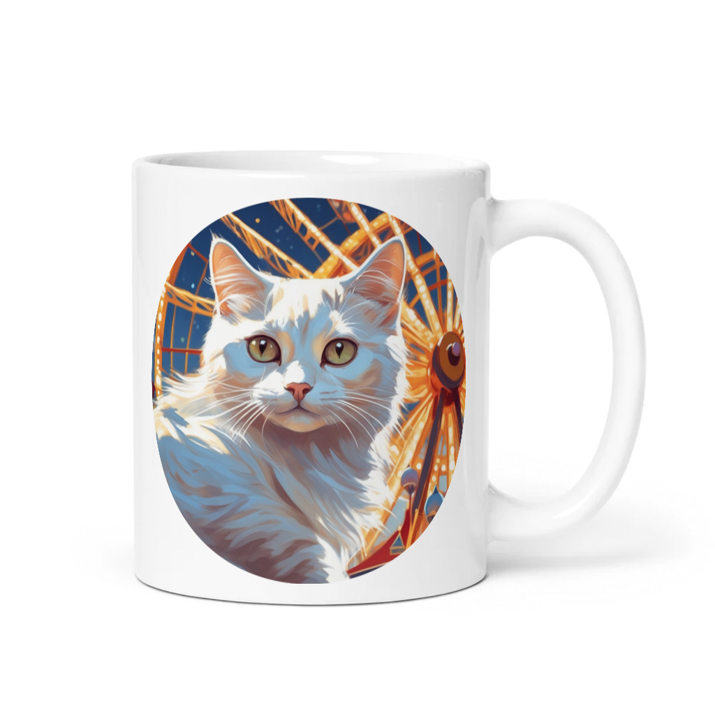 PugMug Custom White Companion Cat Mug