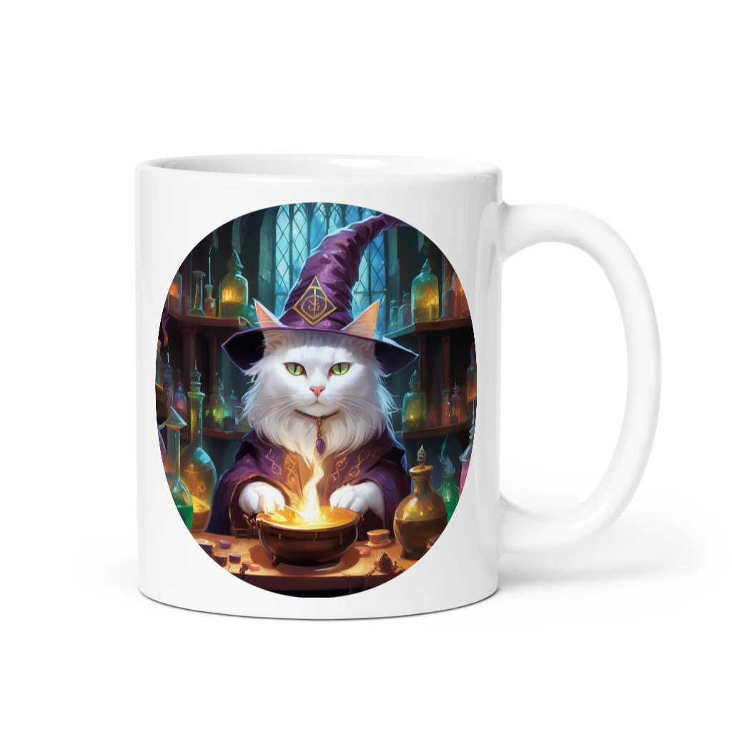 PugMug Custom White Companion Cat Mug