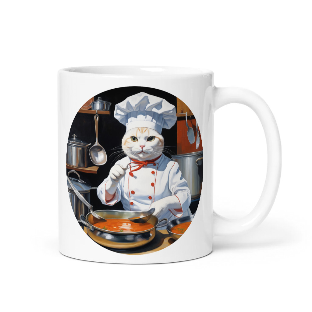 PugMug Custom White Companion Cat Mug