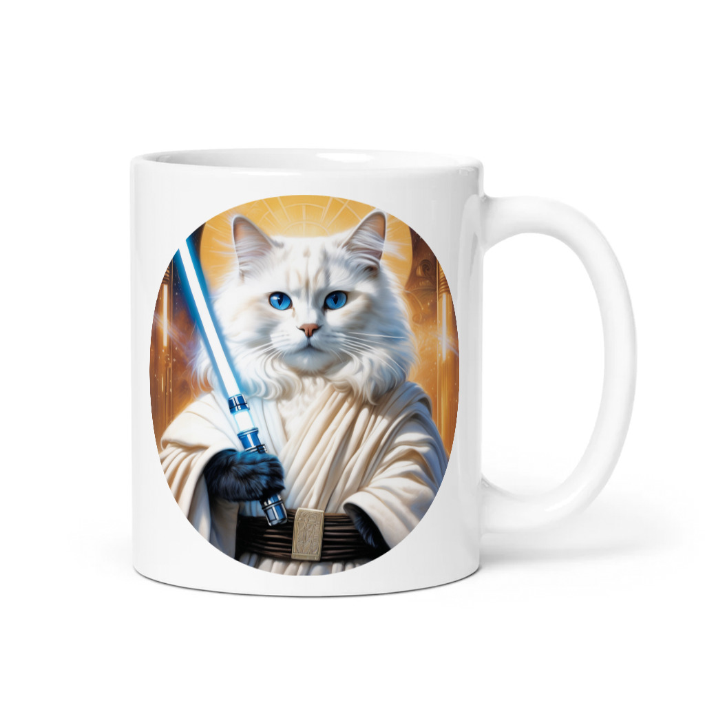 PugMug Custom White Ragdoll Cat Mug