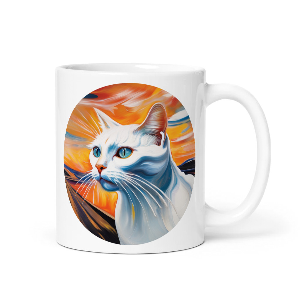 PugMug Custom White Companion Cat Mug