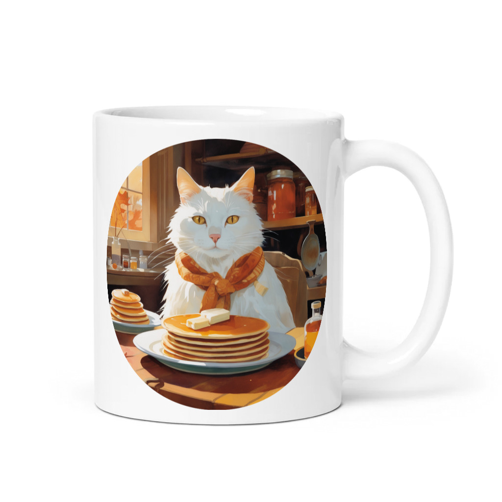 PugMug Custom White Companion Cat Mug