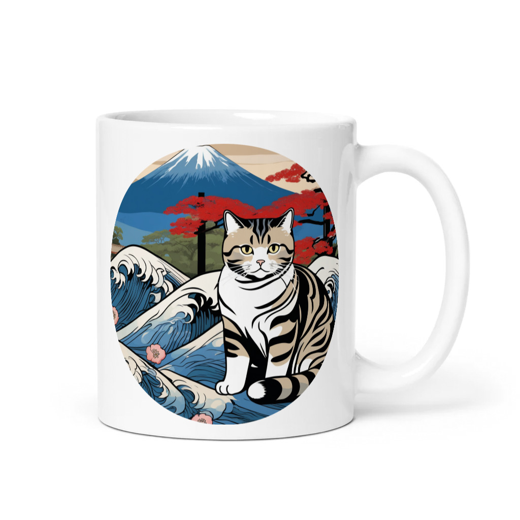 PugMug Custom Tabby Scottish Fold Cat Mug