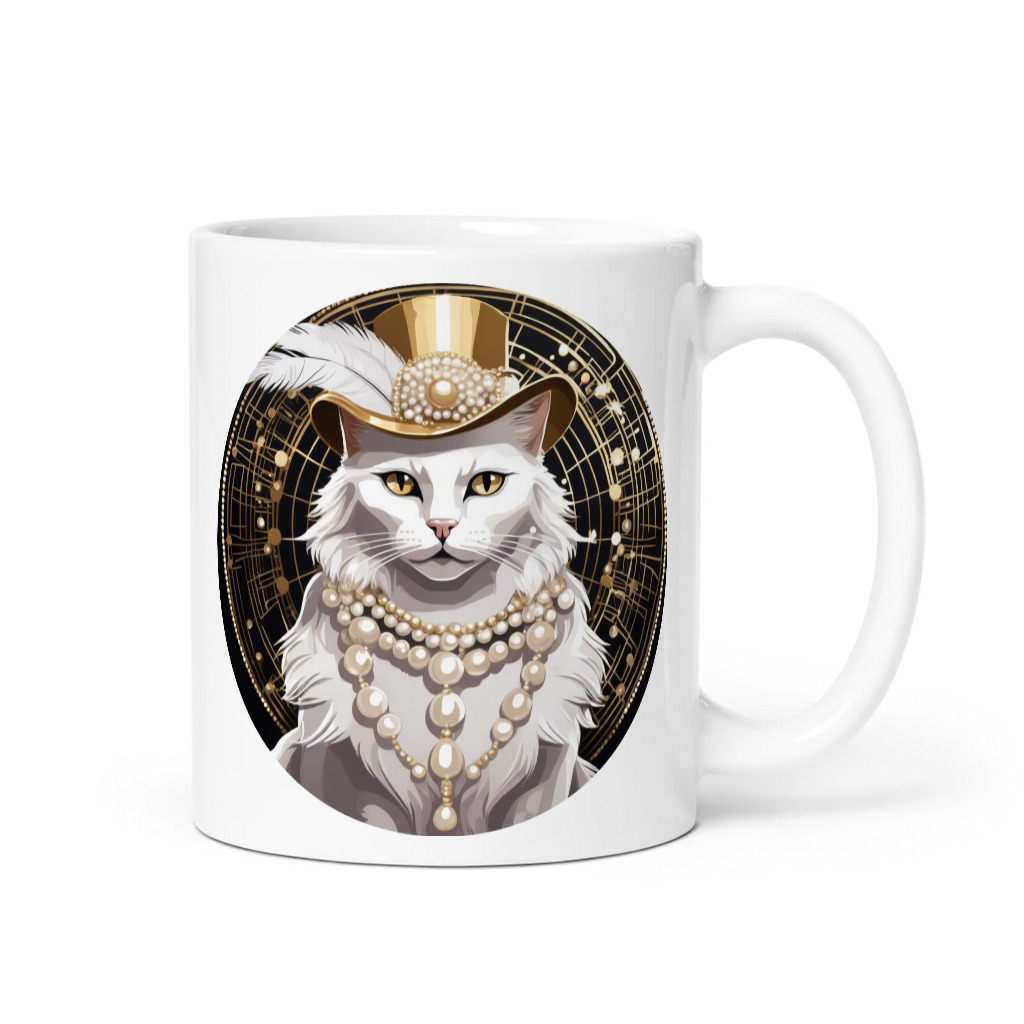 PugMug Custom White Companion Cat Mug