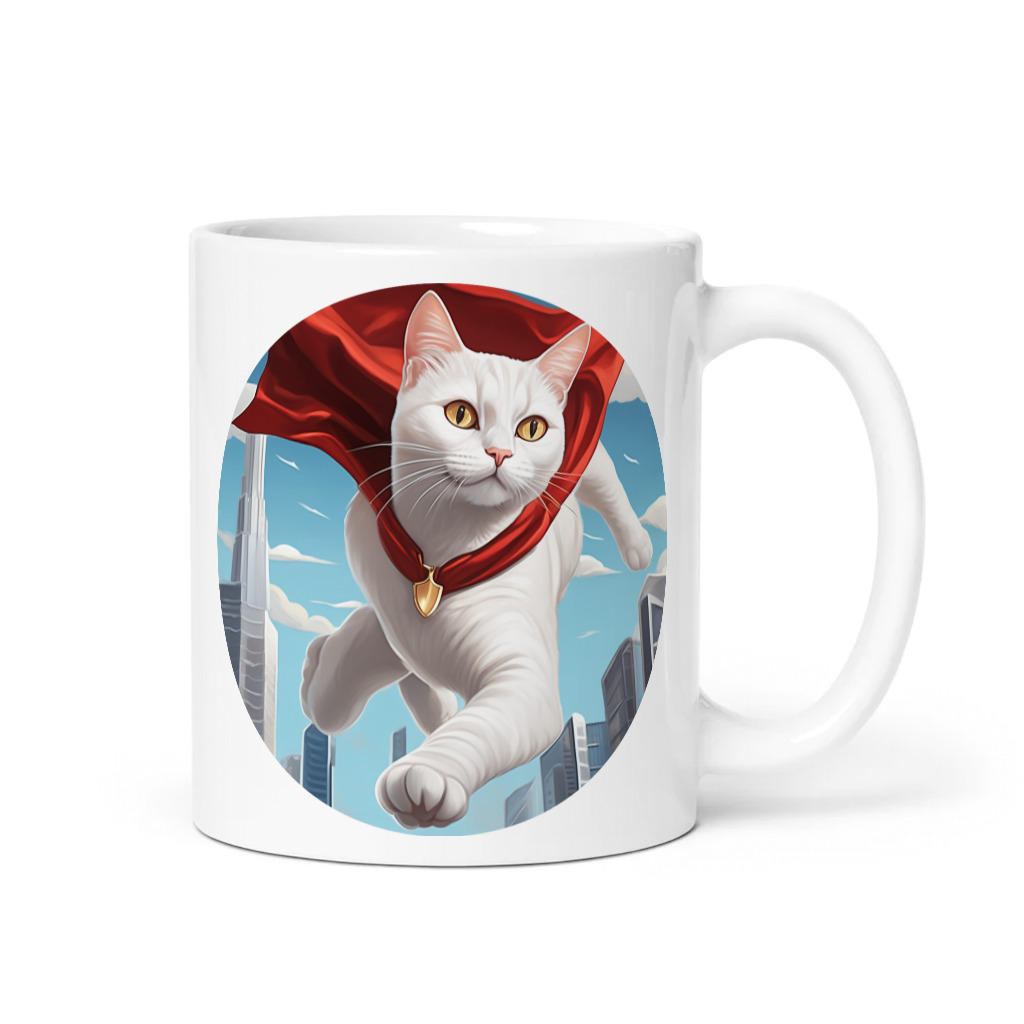 PugMug Custom White Companion Cat Mug