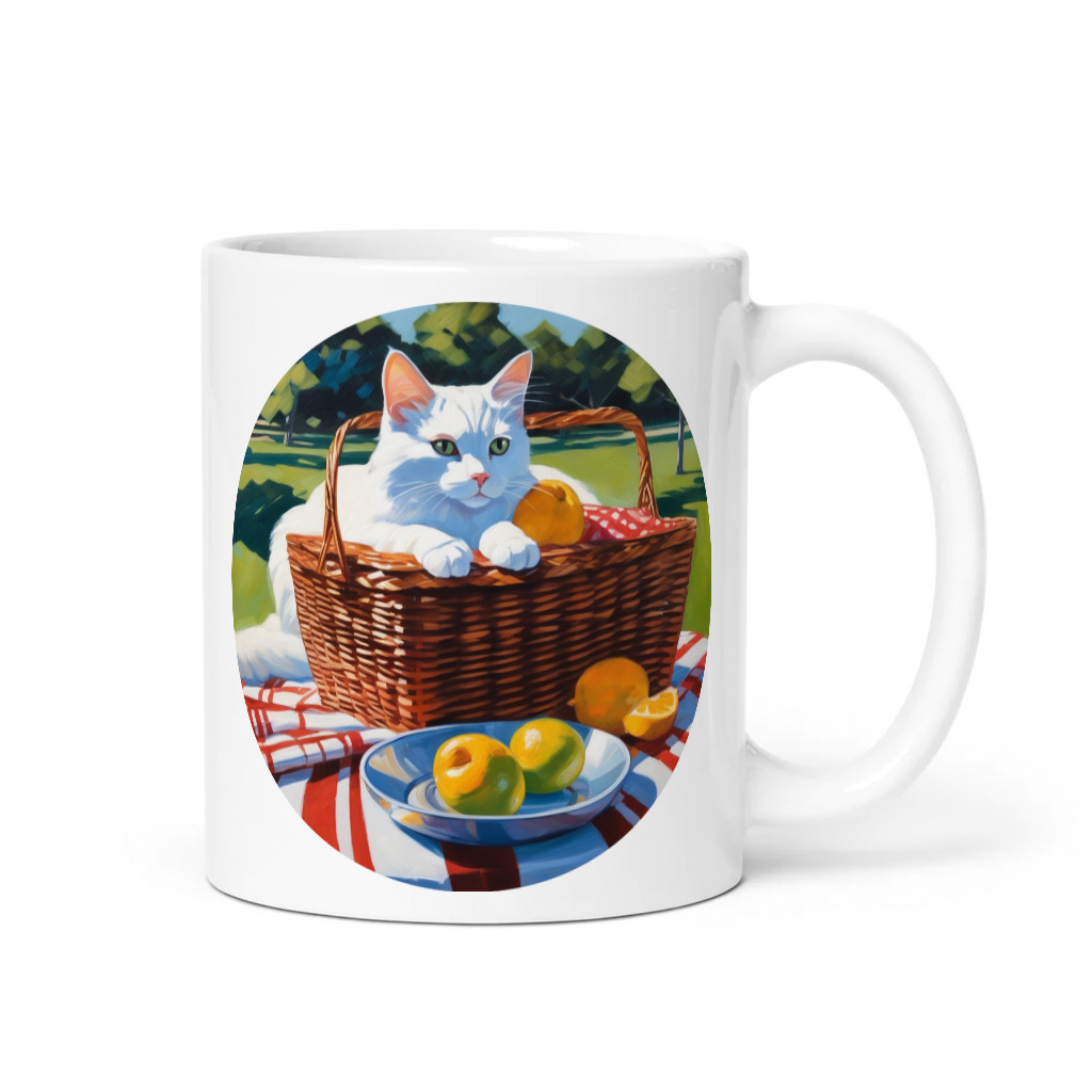 PugMug Custom White Companion Cat Mug