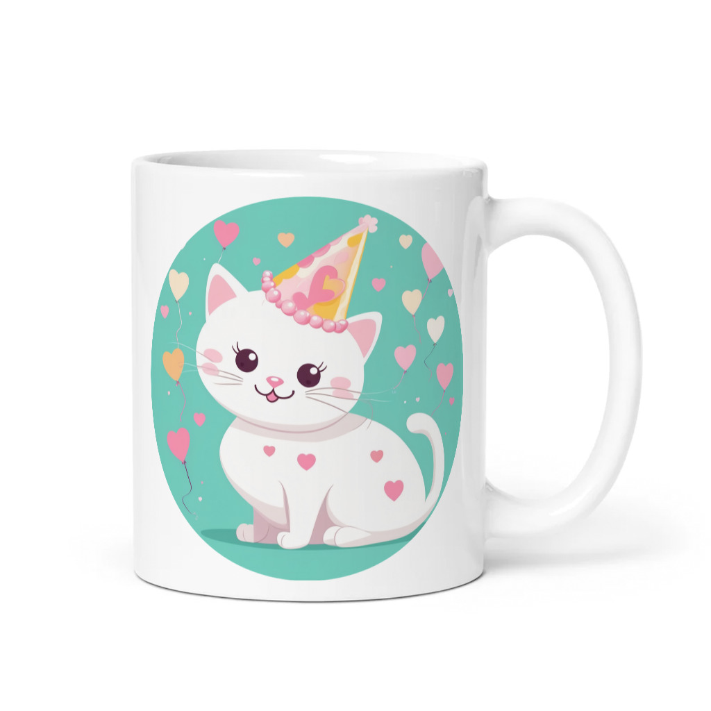 PugMug Custom White Companion Cat Mug