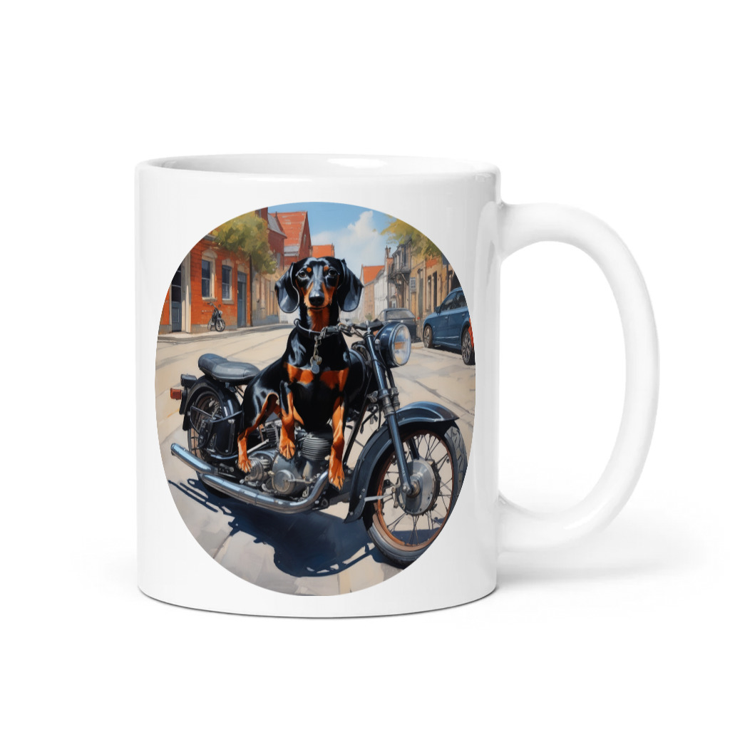 PugMug Custom Black Dachshund Mug