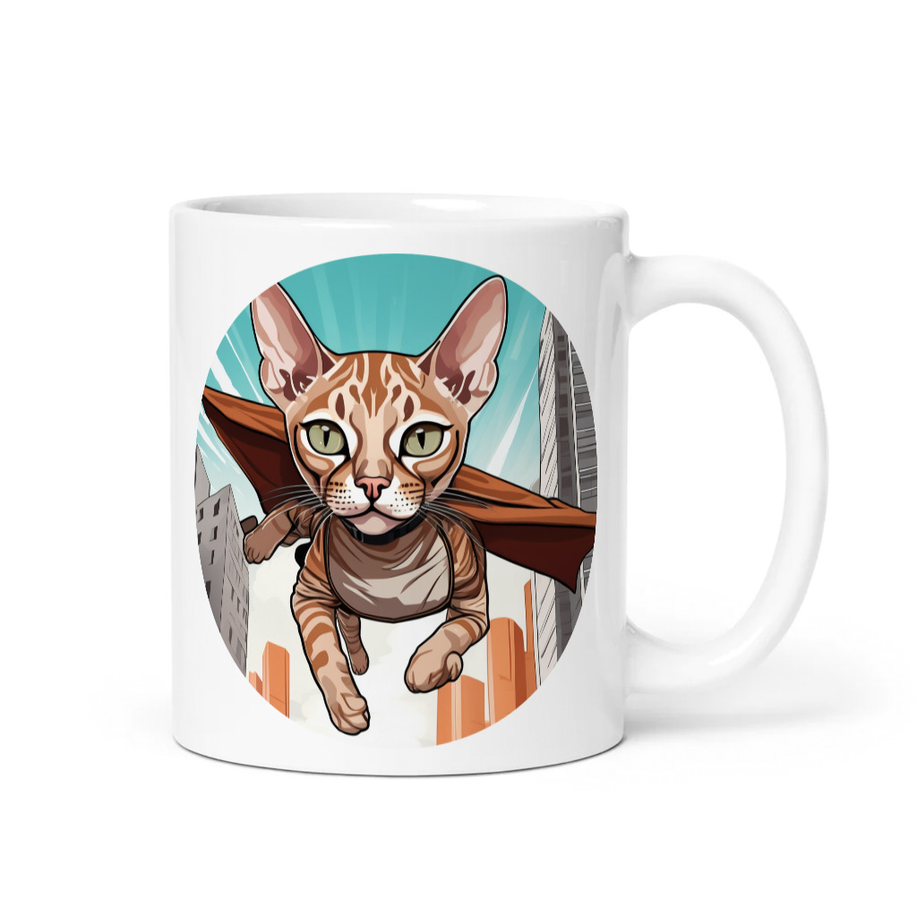 PugMug Custom Tabby Devon Rex Cat Mug