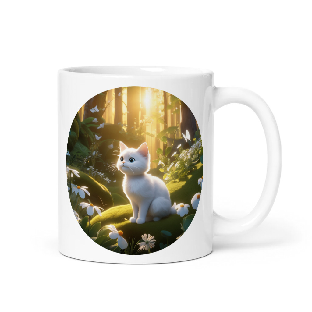PugMug Custom White Companion Cat Mug