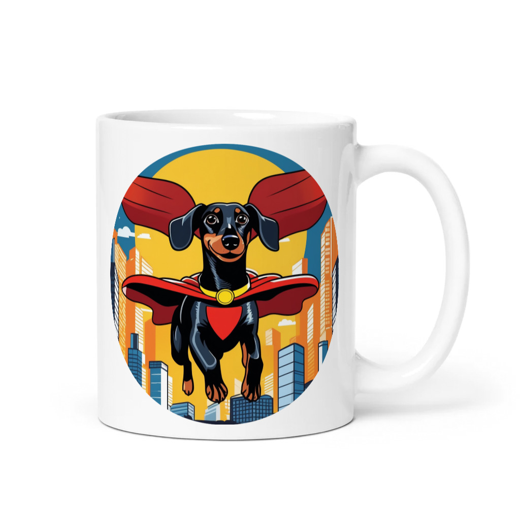 PugMug Custom Black Dachshund Mug