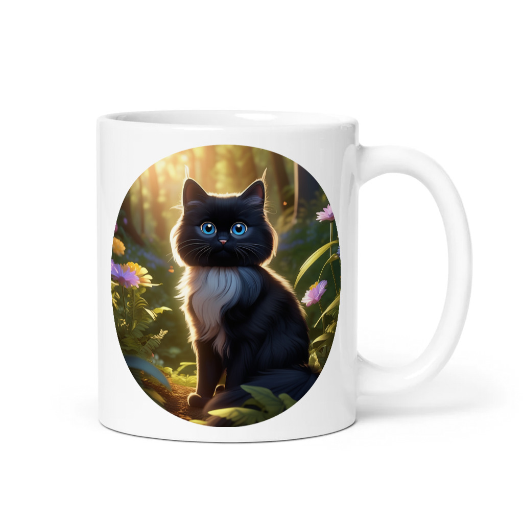 PugMug Custom Black Ragdoll Cat Mug