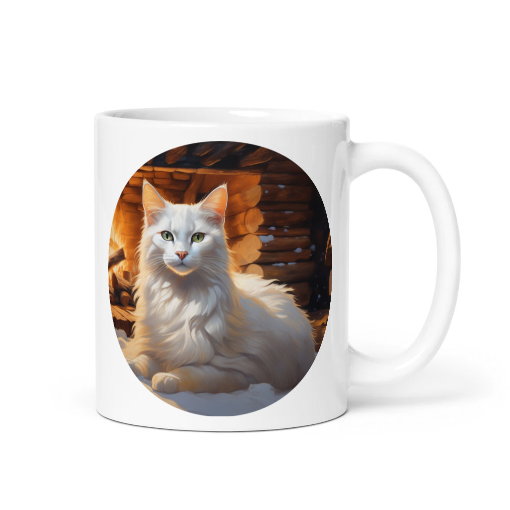 PugMug Custom White Companion Cat Mug