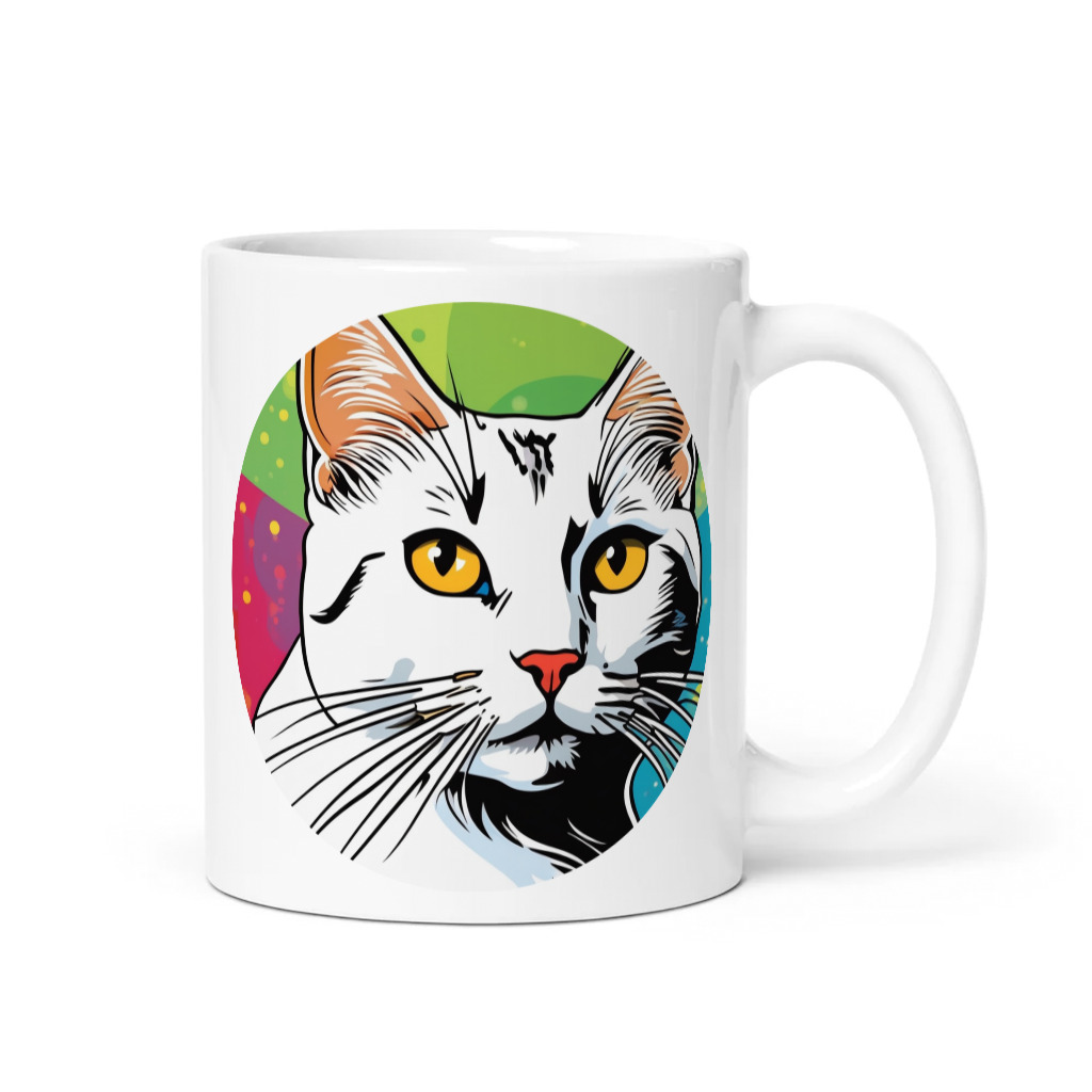 PugMug Custom White Companion Cat Mug