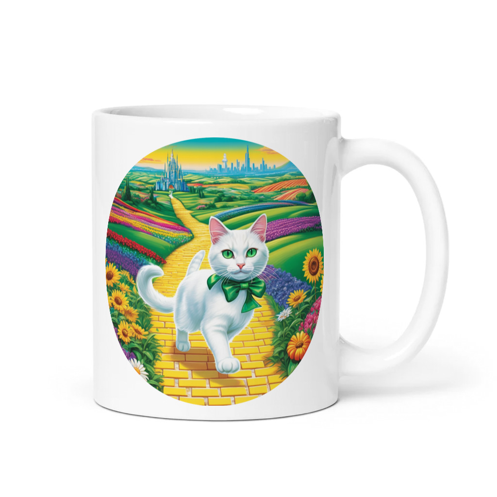 PugMug Custom White Companion Cat Mug
