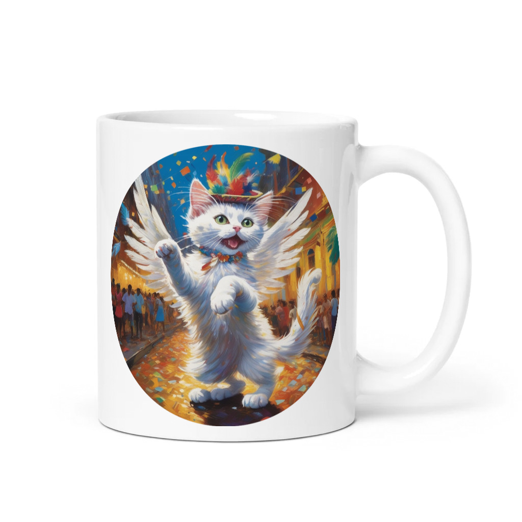 PugMug Custom White Companion Cat Mug
