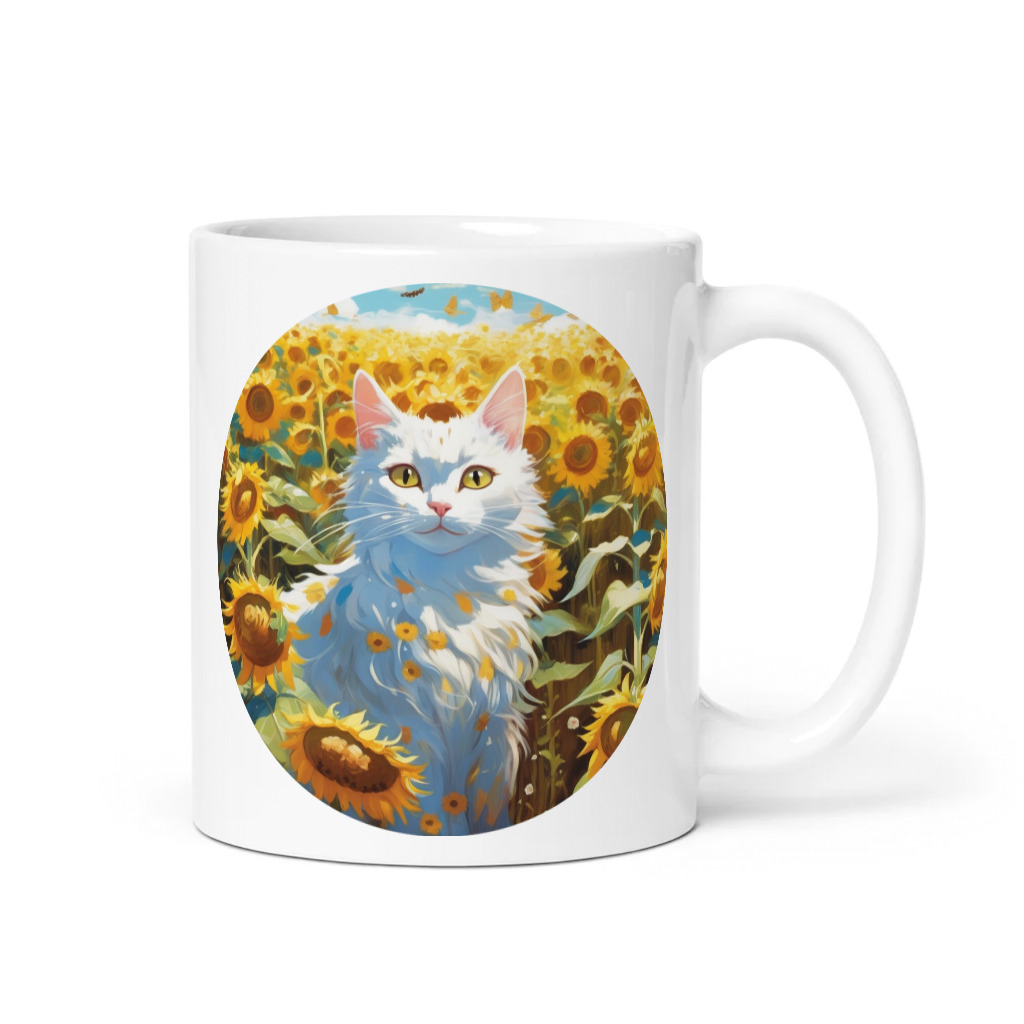 PugMug Custom White Companion Cat Mug