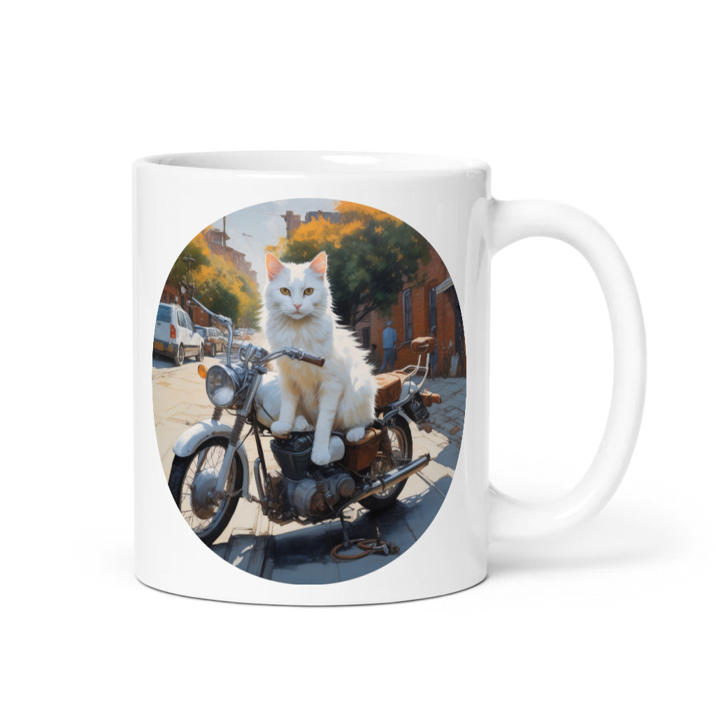 PugMug Custom White Companion Cat Mug