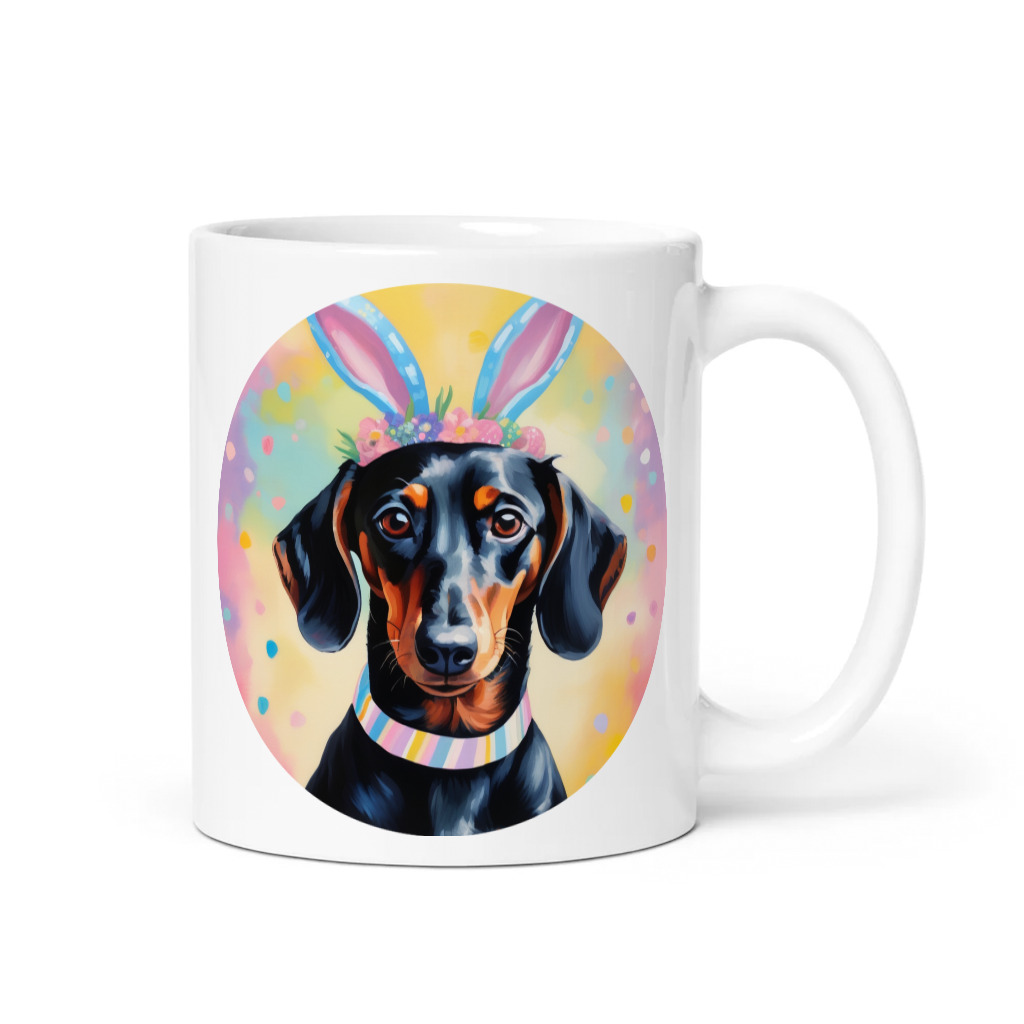 PugMug Custom Black Dachshund Mug