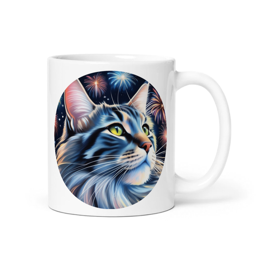 PugMug Custom Tabby Maine Coon Cat Mug
