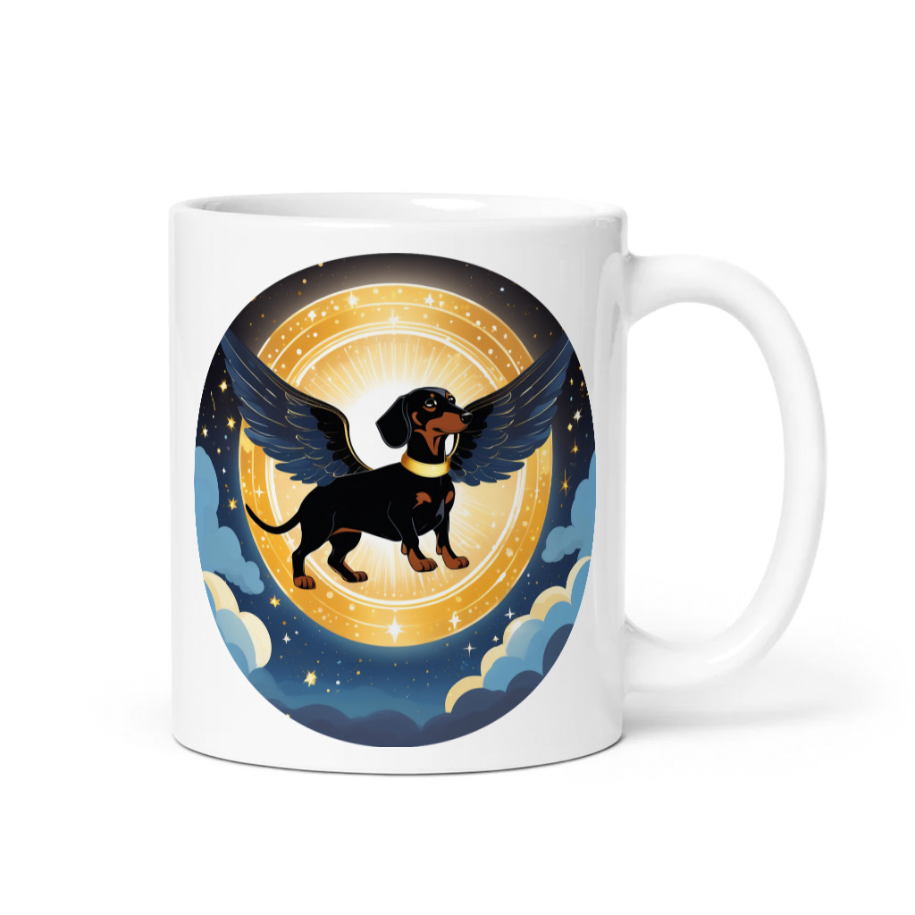 PugMug Custom Black Dachshund Mug
